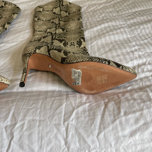 Schultz, size 7.5 snake print knee high boot - Picture 3 of 4